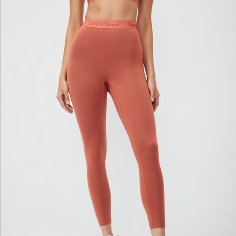 *OUTDOOR VOICES* Smooth 7/8ths leggings - Size XS